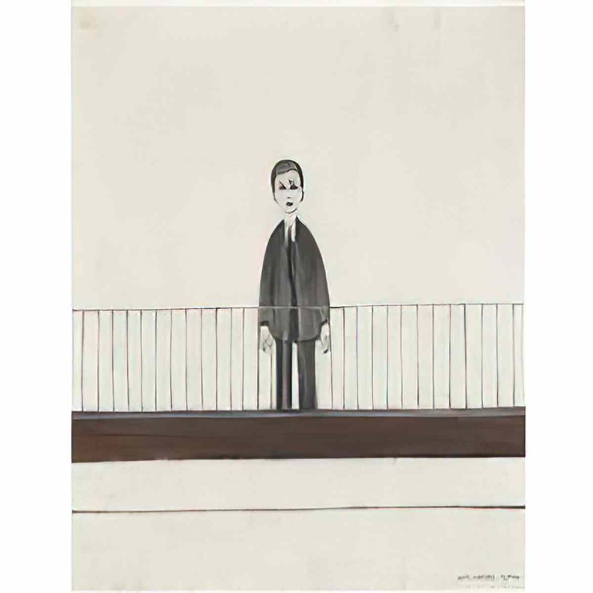 L S Lowry hosiery & factory Art A4 Photo Print