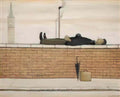 L S Lowry house by the road Art A4 Photo Print