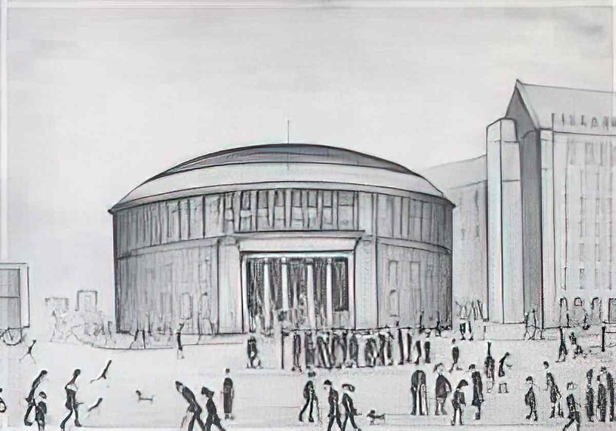 L S Lowry industrial landscape10 Art A4 Photo Print