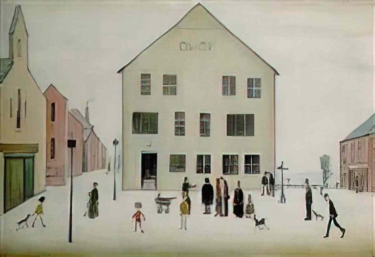 L S Lowry industrial landscape17 Art A4 Photo Print