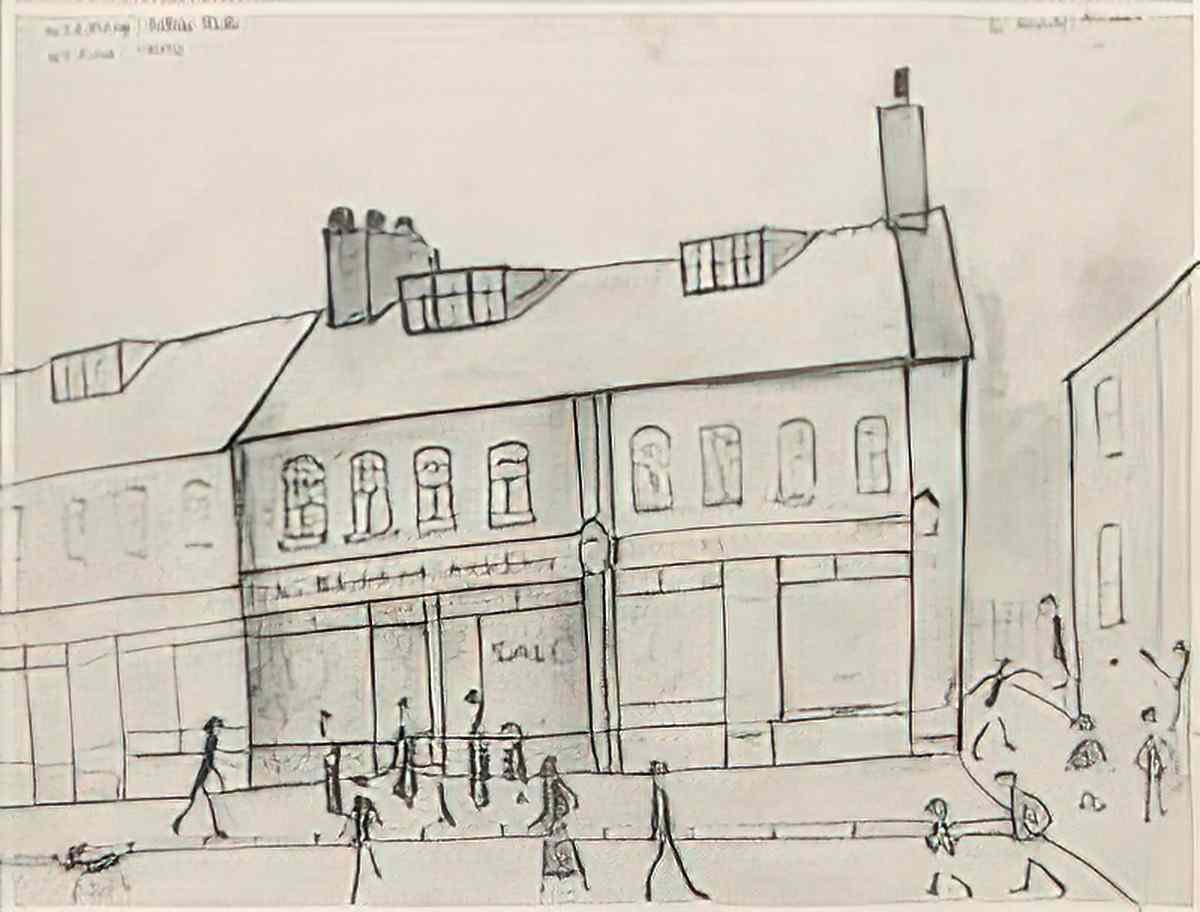 L S Lowry industrial landscape2 Art A4 Photo Print