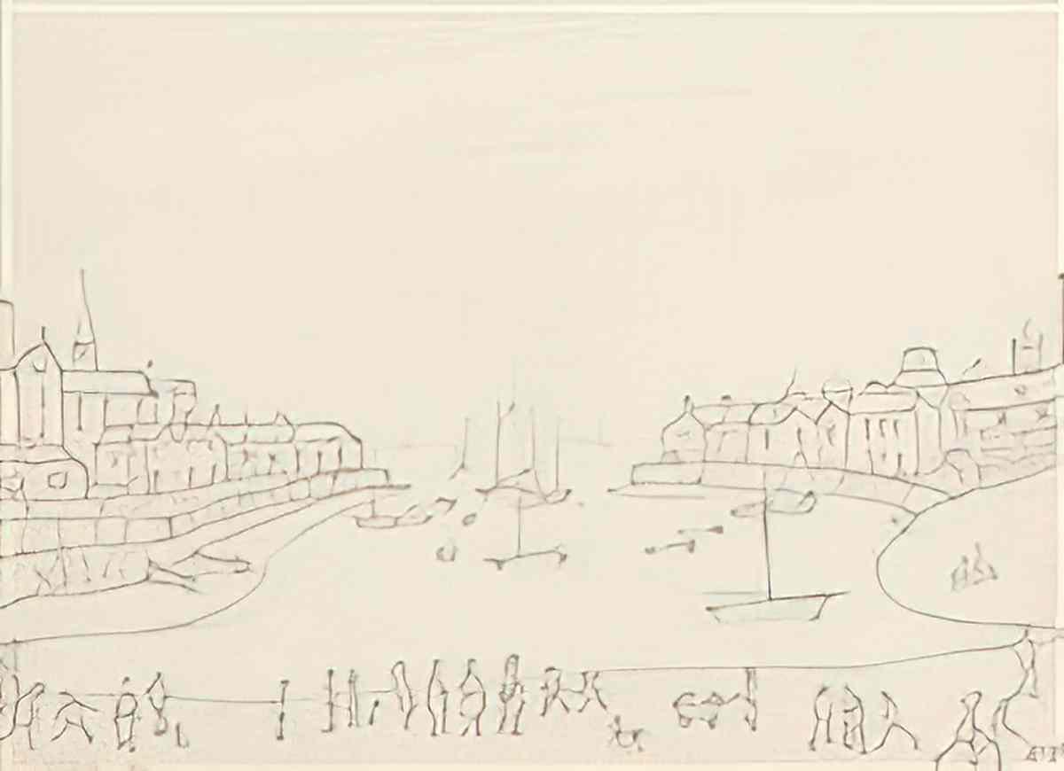 L S Lowry industrial landscape3 Art A4 Photo Print