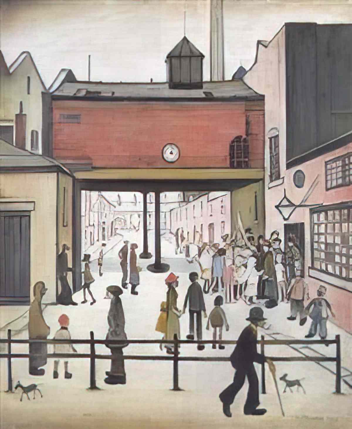 L S Lowry industrial landscape6 Art A4 Photo Print