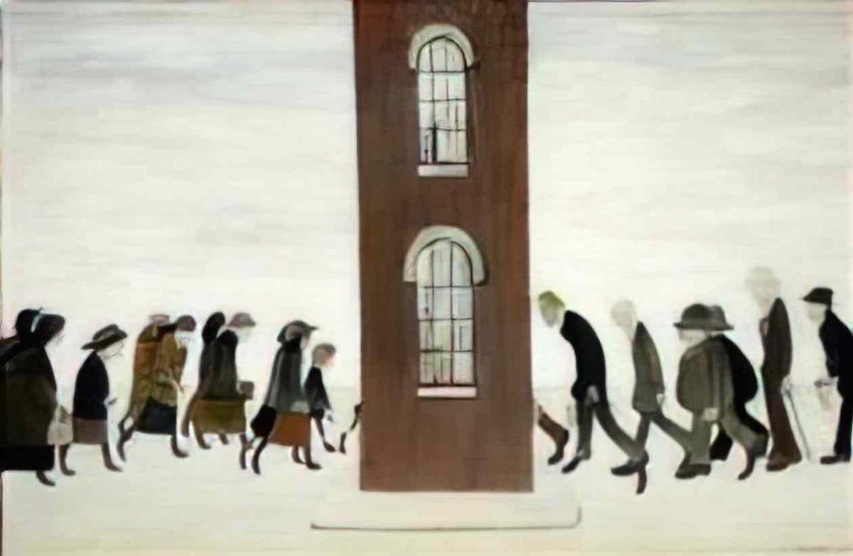 L S Lowry industrial landscape7 Art A4 Photo Print