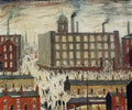 L S Lowry industrial scene2 Art A4 Photo Print