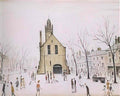 L S Lowry ironworks1 Art A4 Photo Print