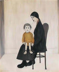 L S Lowry judy lane ridge hill sutton macclesfield Art A4 Photo Print