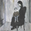 L S Lowry kanga Art A4 Photo Print