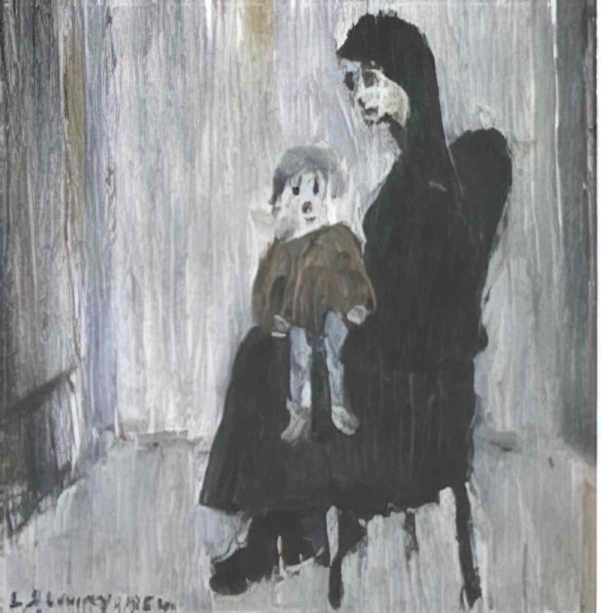 L S Lowry kanga Art A4 Photo Print
