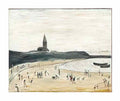 L S Lowry lakes and mountains Art A4 Photo Print