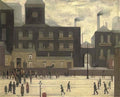 L S Lowry lancashire street Art A4 Photo Print