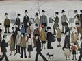 L S Lowry landscape 1912 Art A4 Photo Print