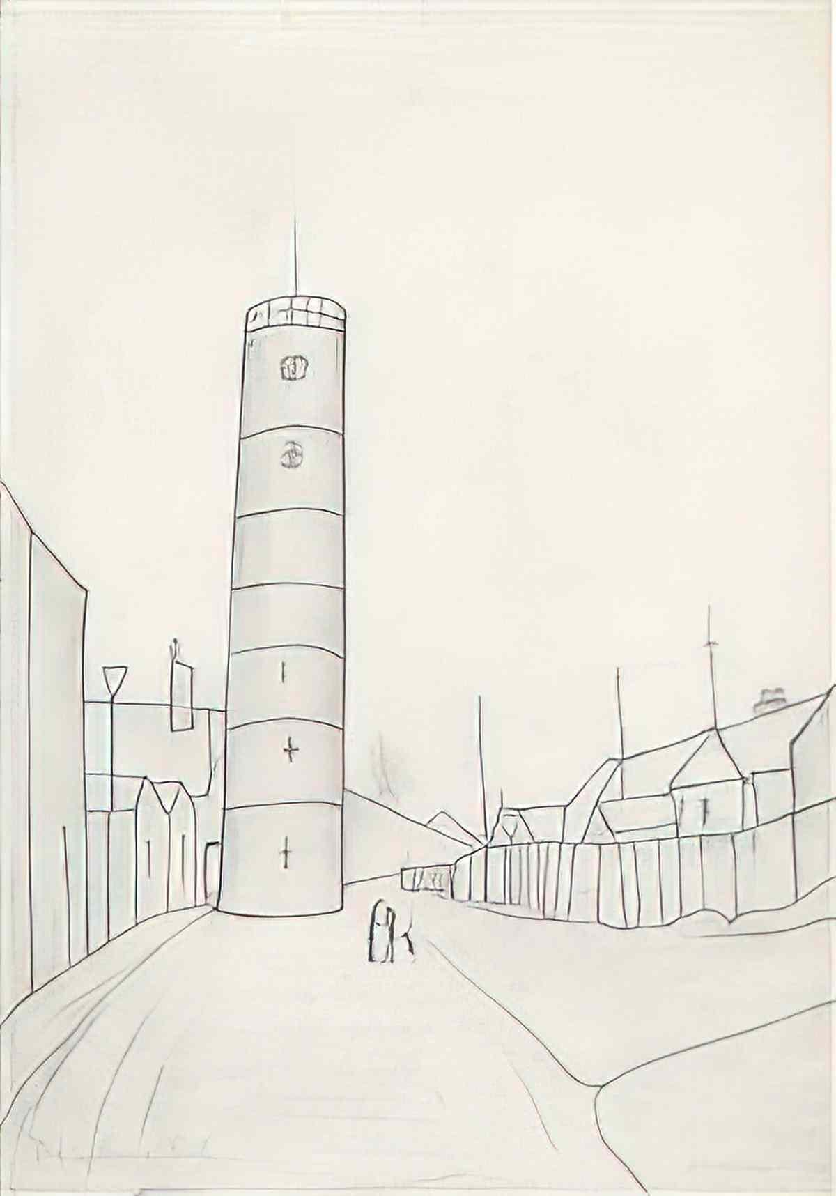 L S Lowry little boy without a dog Art A4 Photo Print