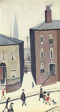 L S Lowry london Art A4 Photo Print