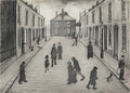 L S Lowry lovers meeting Art A4 Photo Print