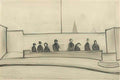 L S Lowry lytham farm Art A4 Photo Print