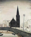 L S Lowry lytham promenade Art A4 Photo Print