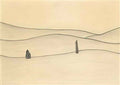 L S Lowry man and boy Art A4 Photo Print