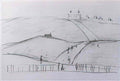 L S Lowry man on the promenade Art A4 Photo Print