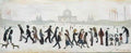 L S Lowry man walking2 Art A4 Photo Print