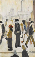 L S Lowry man walking3 Art A4 Photo Print