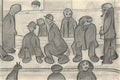 L S Lowry man walking5 Art A4 Photo Print