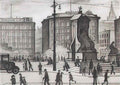 L S Lowry manchester library Art A4 Photo Print