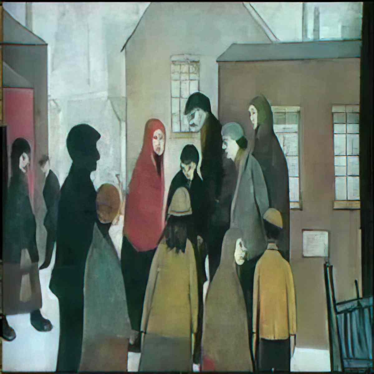 L S Lowry marcia hamburg Art A4 Photo Print