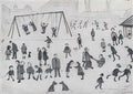 L S Lowry mother and son Art A4 Photo Print