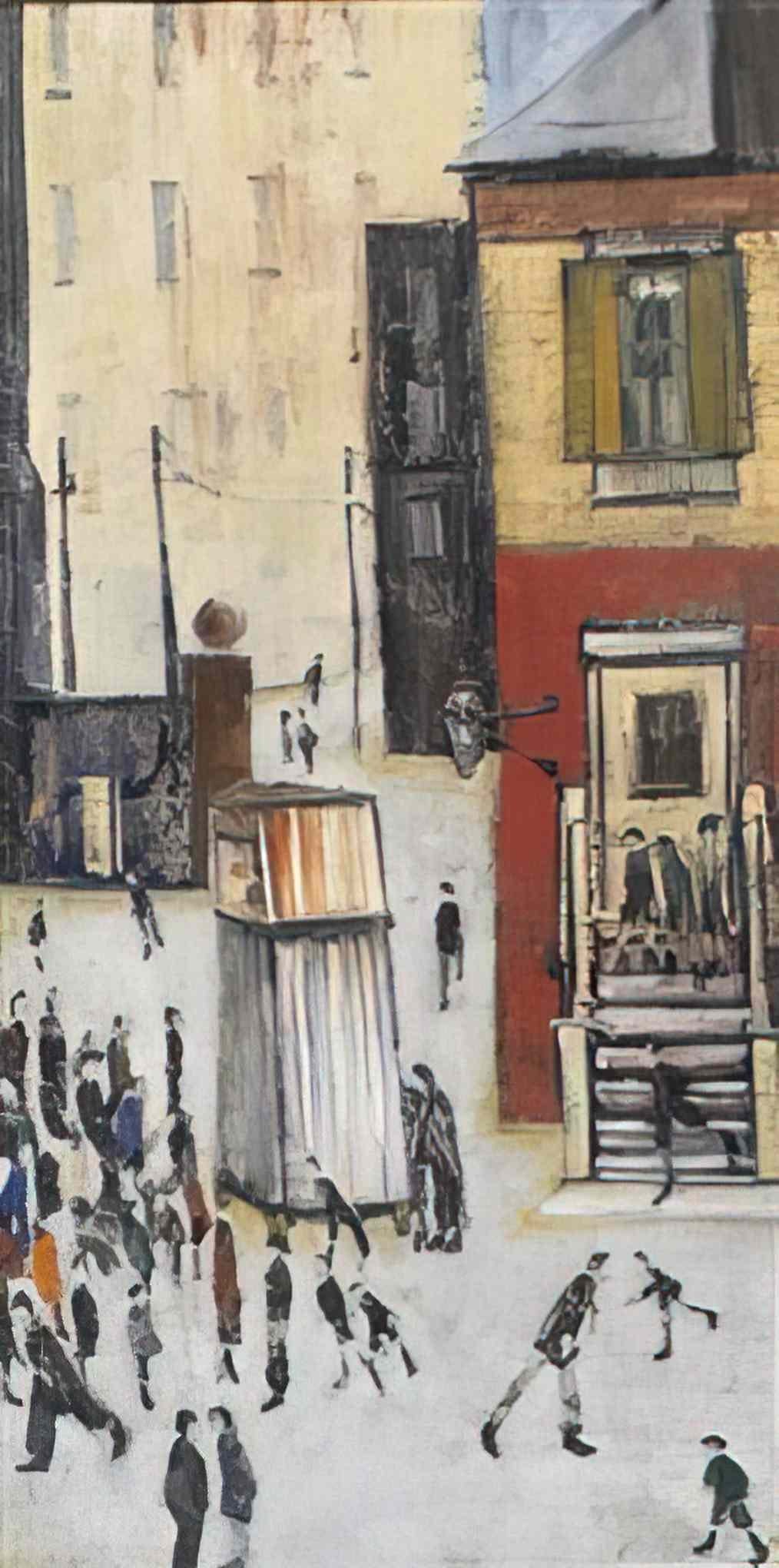 L S Lowry mother and sons Art A4 Photo Print