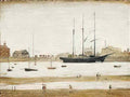 L S Lowry north country road Art A4 Photo Print
