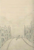 L S Lowry old building edinburgh1 Art A4 Photo Print