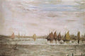 L S Lowry on the canongate edinburgh Art A4 Photo Print