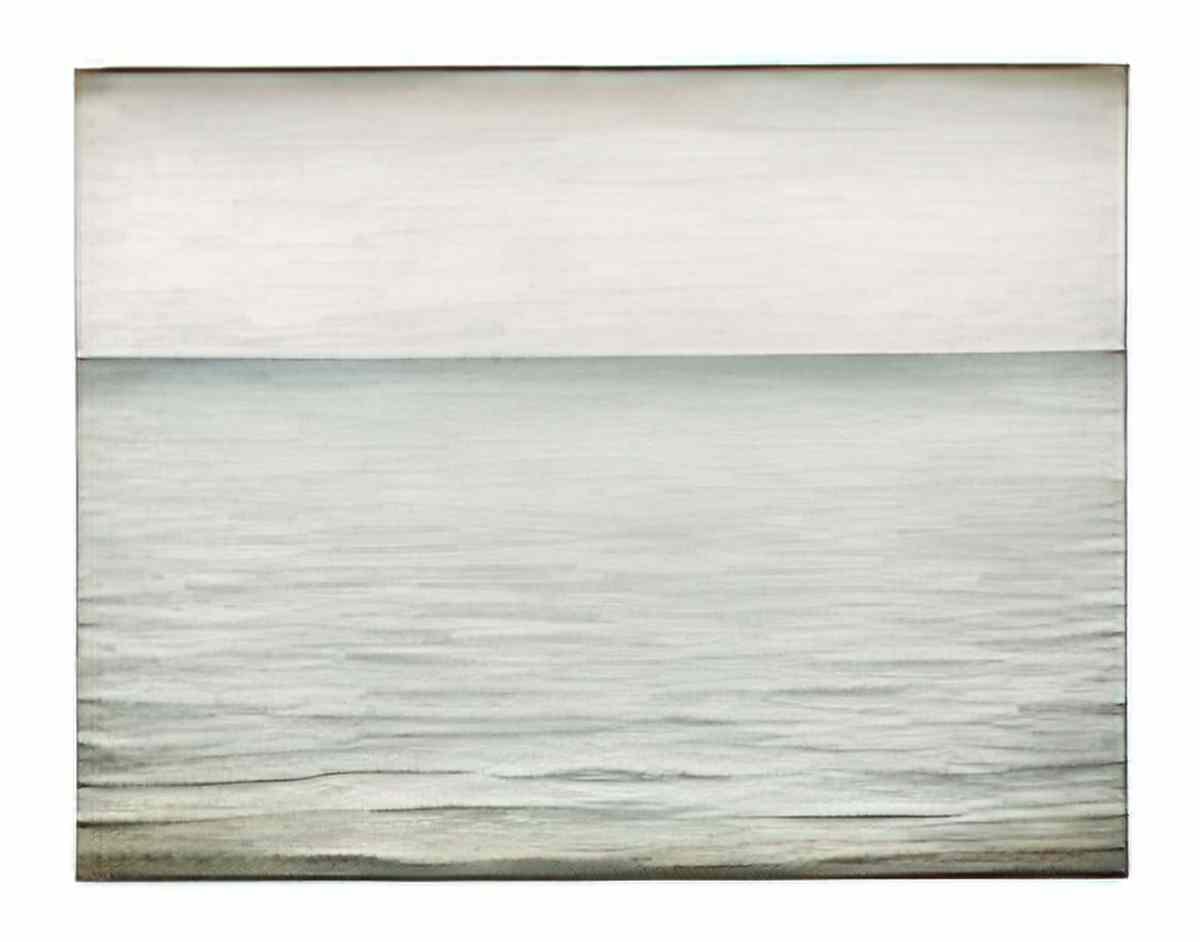 L S Lowry on the sands Art A4 Photo Print