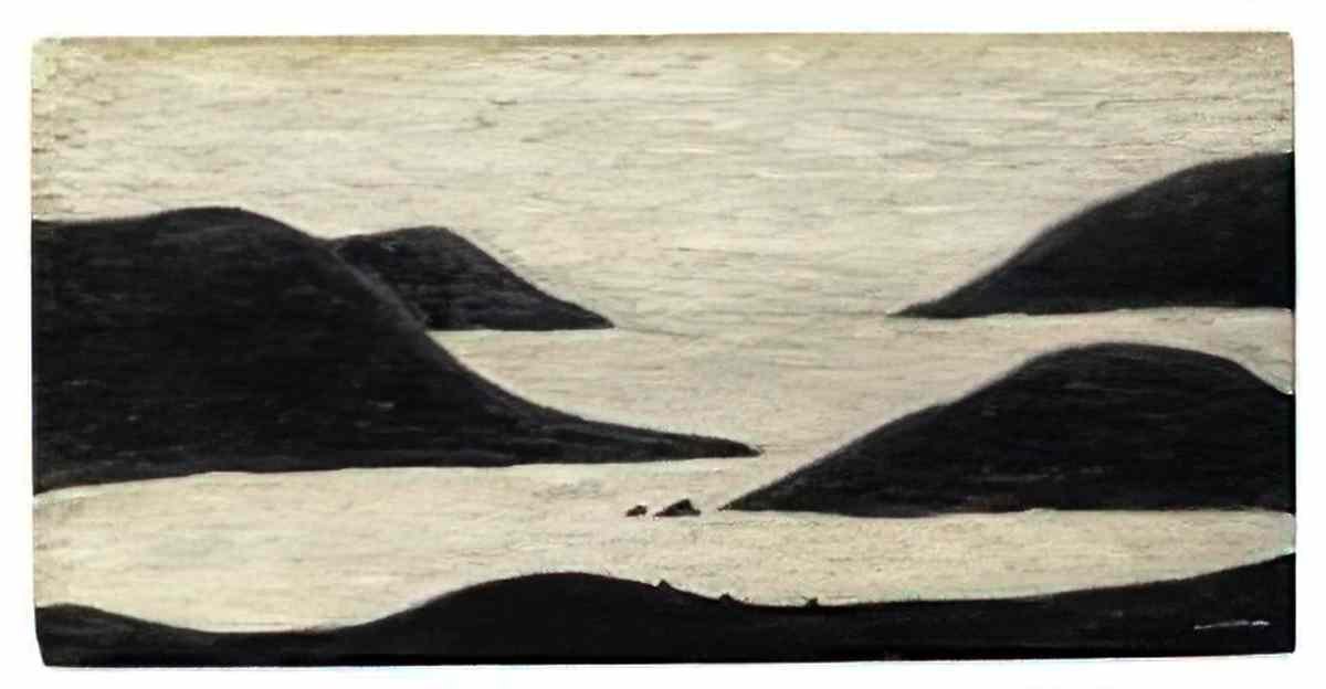 L S Lowry on the thames at greenwich Art A4 Photo Print
