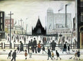 L S Lowry on the way to allendale Art A4 Photo Print