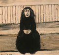 L S Lowry our town 1943 Art A4 Photo Print