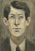L S Lowry outside the factory Art A4 Photo Print