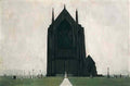 L S Lowry people talking2 Art A4 Photo Print