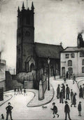 L S Lowry piccadilly manchester1 Art A4 Photo Print