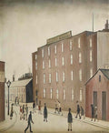 L S Lowry pit tragedy 1919 Art A4 Photo Print