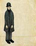 L S Lowry poole harbour Art A4 Photo Print