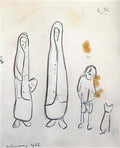 L S Lowry portrait of a boy 1914 Art A4 Photo Print