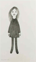 L S Lowry portrait of a man 2 Art A4 Photo Print