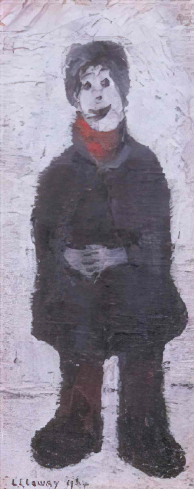L S Lowry portrait of a man4 Art A4 Photo Print