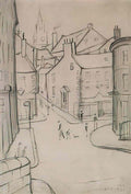 L S Lowry ringley bridge bolton Art A4 Photo Print