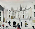 L S Lowry river scene 1942 Art A4 Photo Print