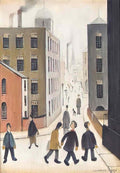 L S Lowry rounders Art A4 Photo Print