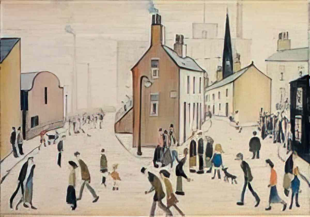 L S Lowry sailing boats1 Art A4 Photo Print