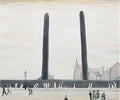 L S Lowry saturday morning at stalybridge Art A4 Photo Print